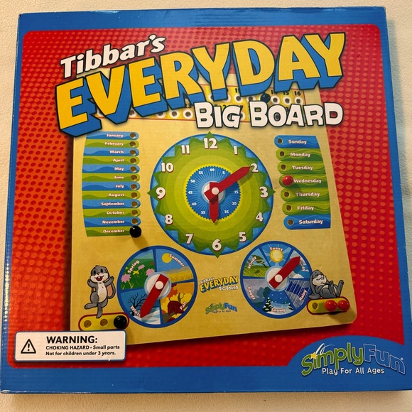 Educational daily weather, date and more board. NWOT - Picture 1 of 11